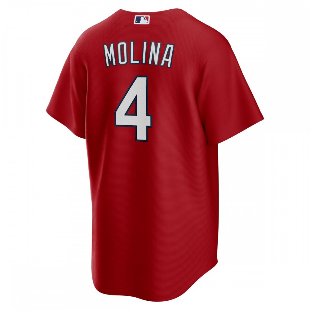 Yadier Molina St. Louis Cardinals Alternate Replica Player Name Jersey - Red-Pro Kit Vault | Brand New 26/27 Sports Jerseys